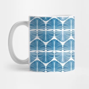 Blue Boho Pattern Indigo Watercolor Mug